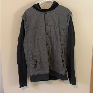 Grey sweatshirt/jacket